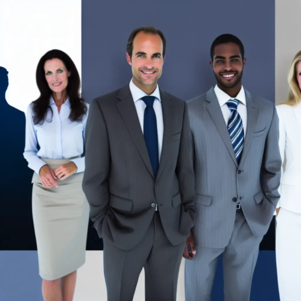 Grupa ekspertów KIRIALI s.r.o. stojąca razem w nowoczesnym biurze