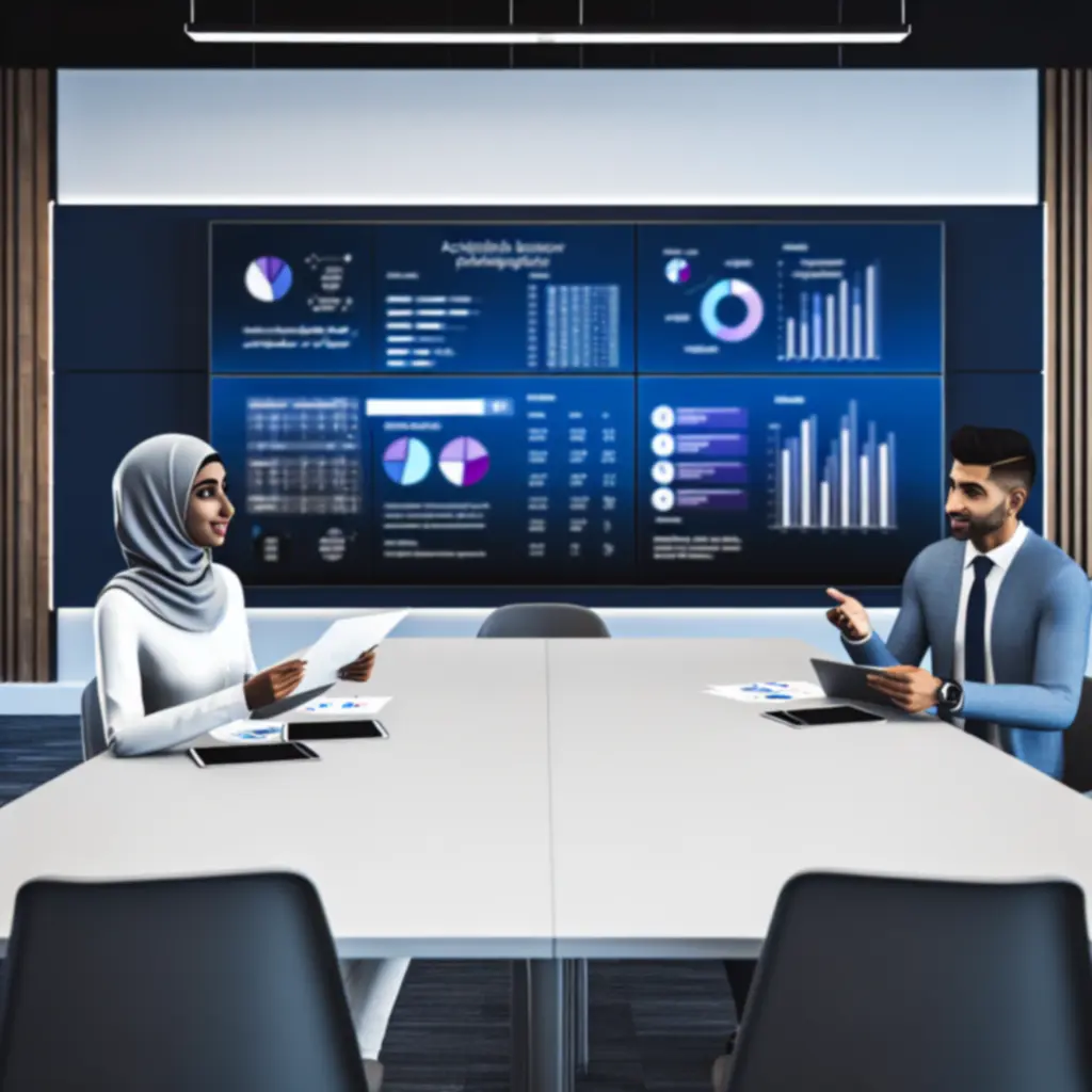 Trwająca sesja konsultingowa z klientem