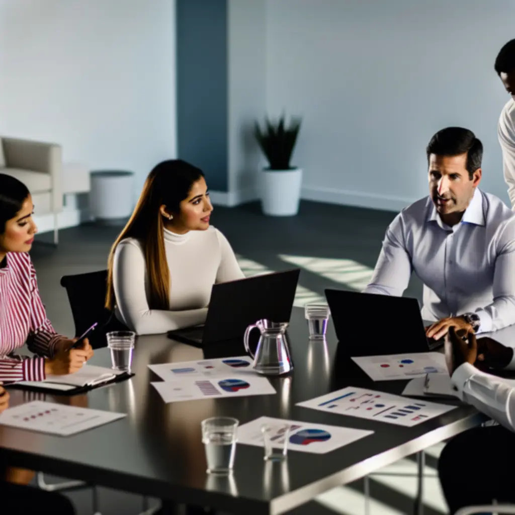 Zespół w trakcie strategicznej sesji audytowej